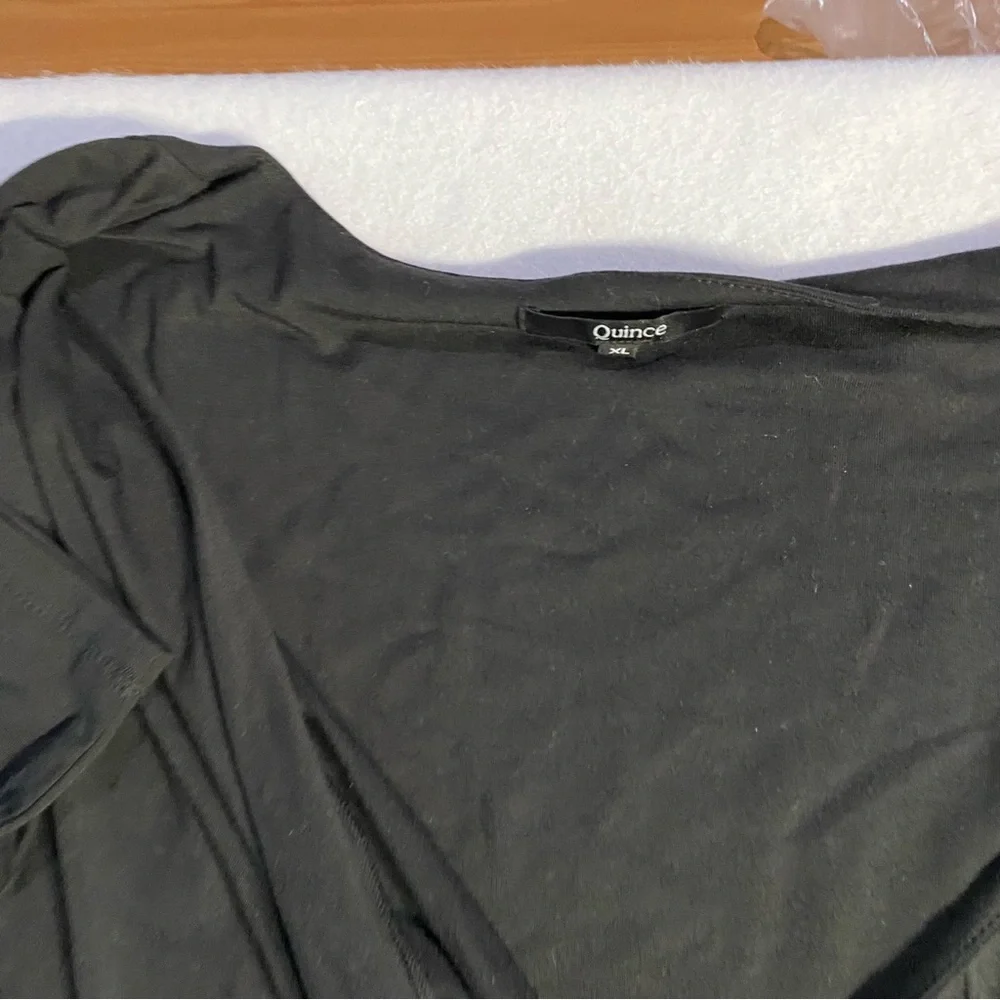 Quince Black Midi Dress - Picture 2 of 8